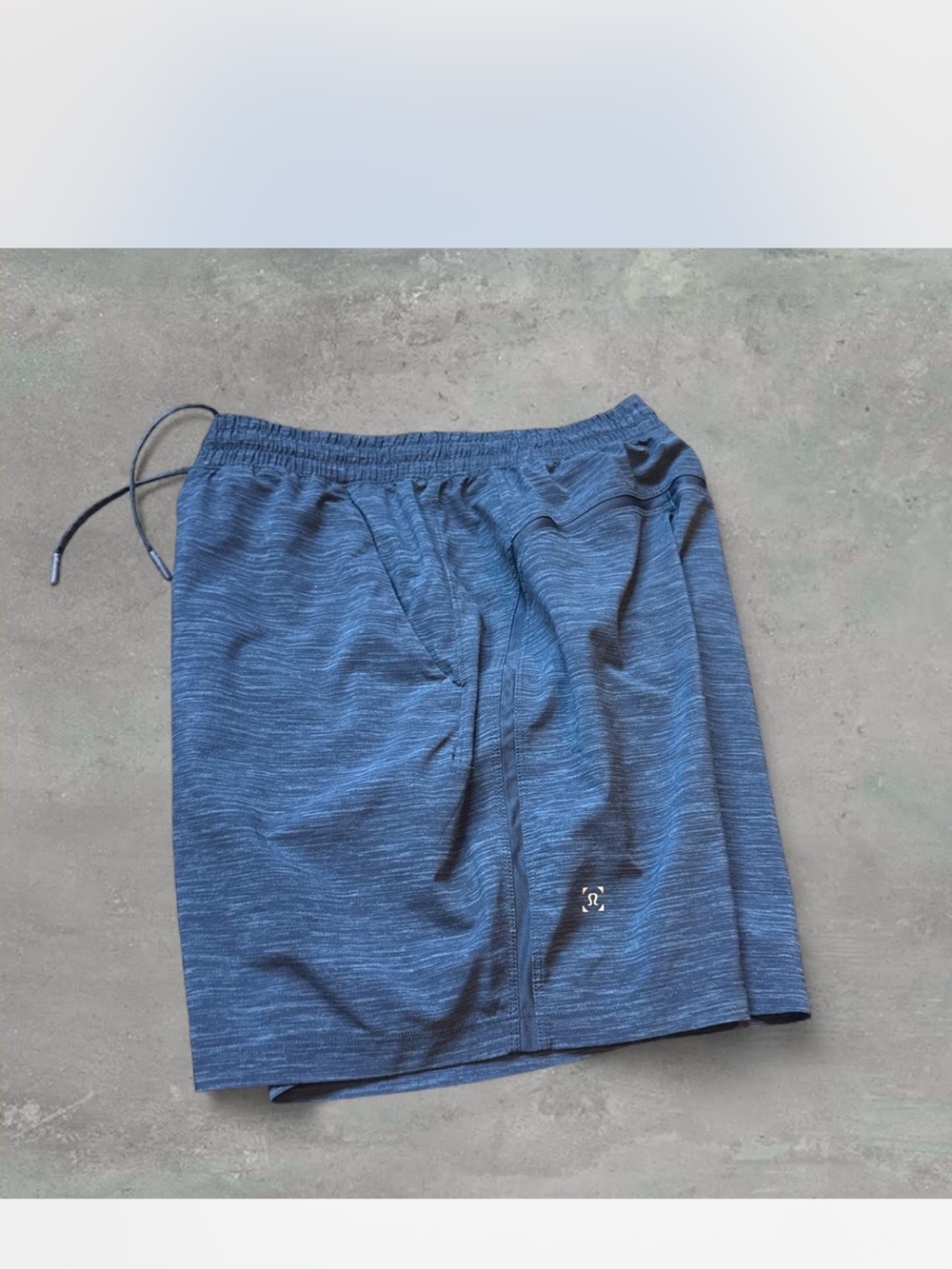 Men's Blue Lululemon Athletic Shorts - Picture 4 of 6